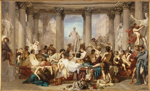 Les Romains de la décadence de Thomas Couture au musée d'Orsay