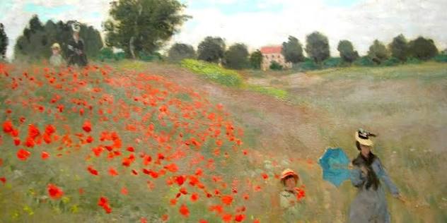 Les Coquelicots de Claude Monet au musée d'Orsay